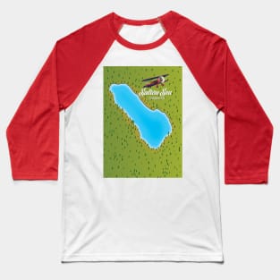 Salton Sea California map Baseball T-Shirt